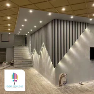 بديل خشب مع اضاءة